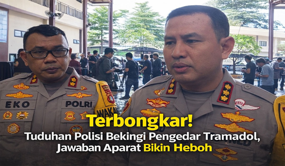 Terbongkar! Tuduhan Polisi Bekingi Pengedar Tramadol, Jawaban Aparat Bikin Heboh